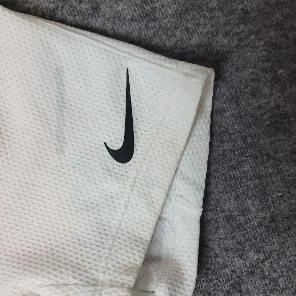 Nike Dri-fit Tiger Woods Men's Size M Polo Shirt Photon Dust Black CU9784 025